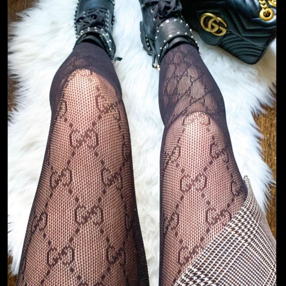 GG fishnet stockings